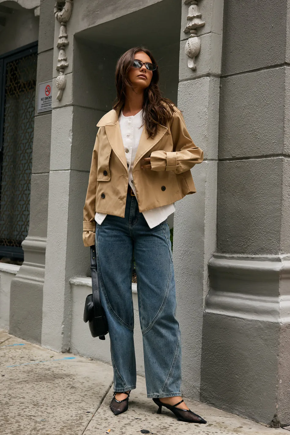 Zarha Tapered Barrel Jeans sold by bohme