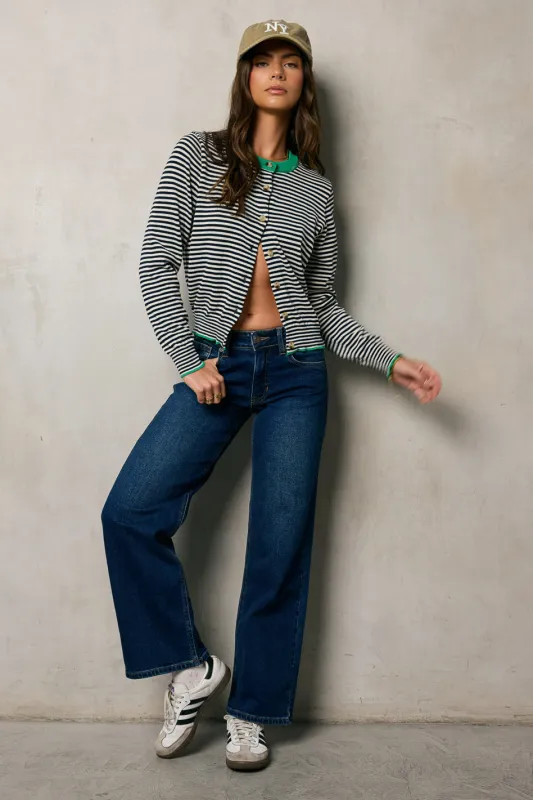 Josy Button Front Cardigan - FINAL SALE sold by bohme