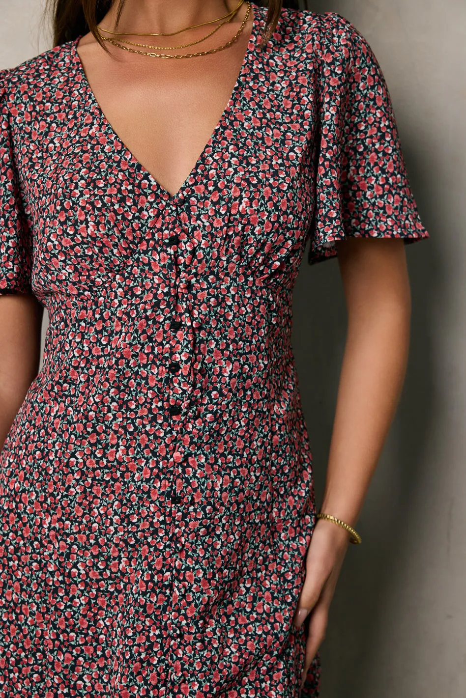 Anne Floral Mini Dress - FINAL SALE sold by bohme product image thumbnail 5