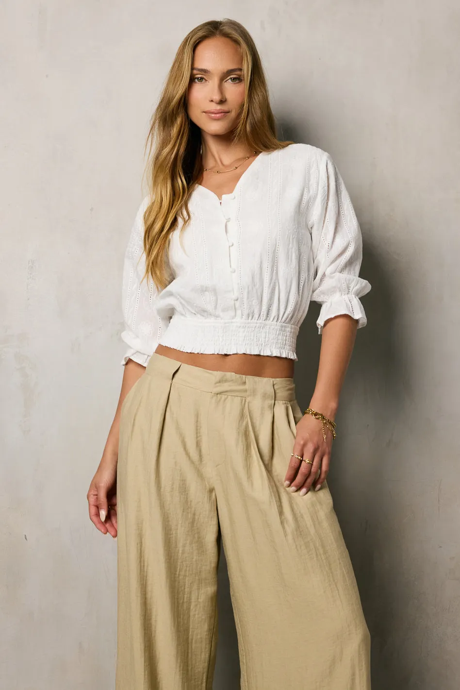 Mary Embroidered Blouse - FINAL SALE sold by bohme