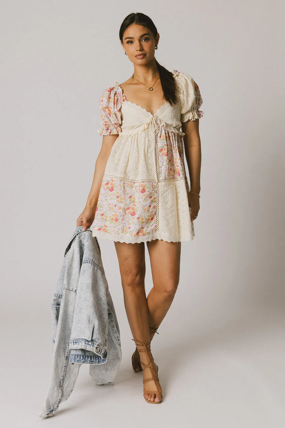 Devin Contrast Mini Dress sold by bohme product image thumbnail 2