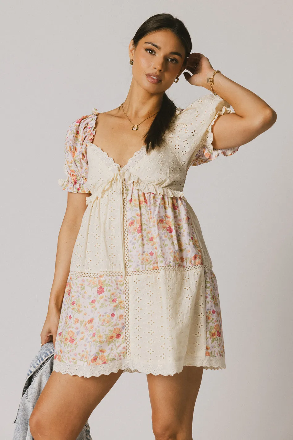 Devin Contrast Mini Dress sold by bohme product image thumbnail 5