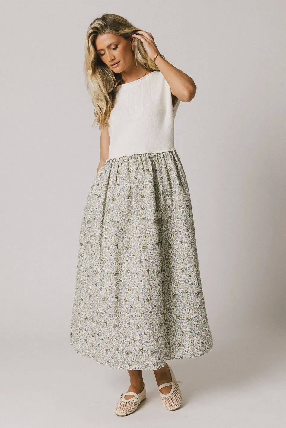 Celeste Floral Sweater Dress - FINAL SALE sold by bohme