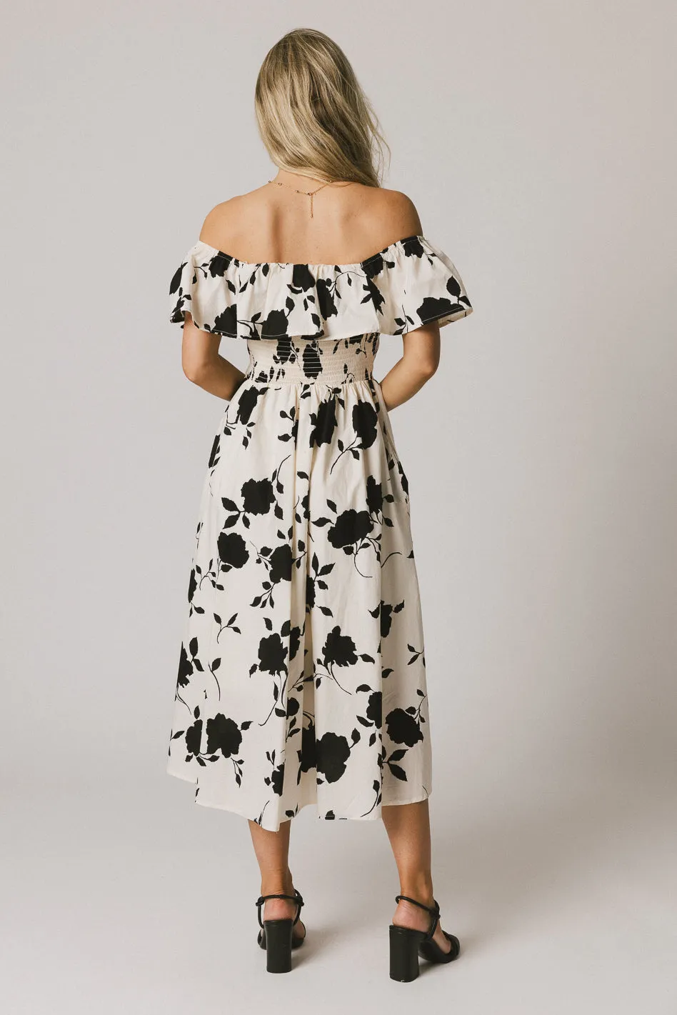 Chaney Floral Midi Dress - FINAL SALE sold by bohme product image thumbnail 4