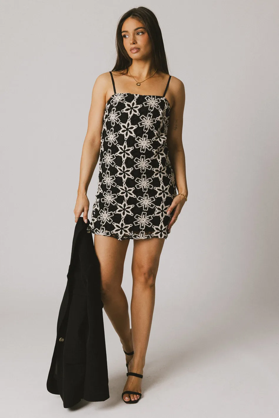 Cory Embroidered Mini Dress - FINAL SALE sold by bohme product image thumbnail 2
