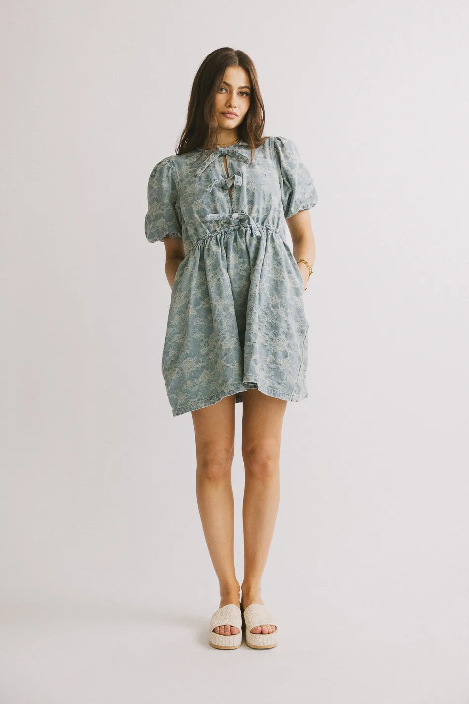 Pony Denim Mini Dress - FINAL SALE sold by bohme product image thumbnail 2