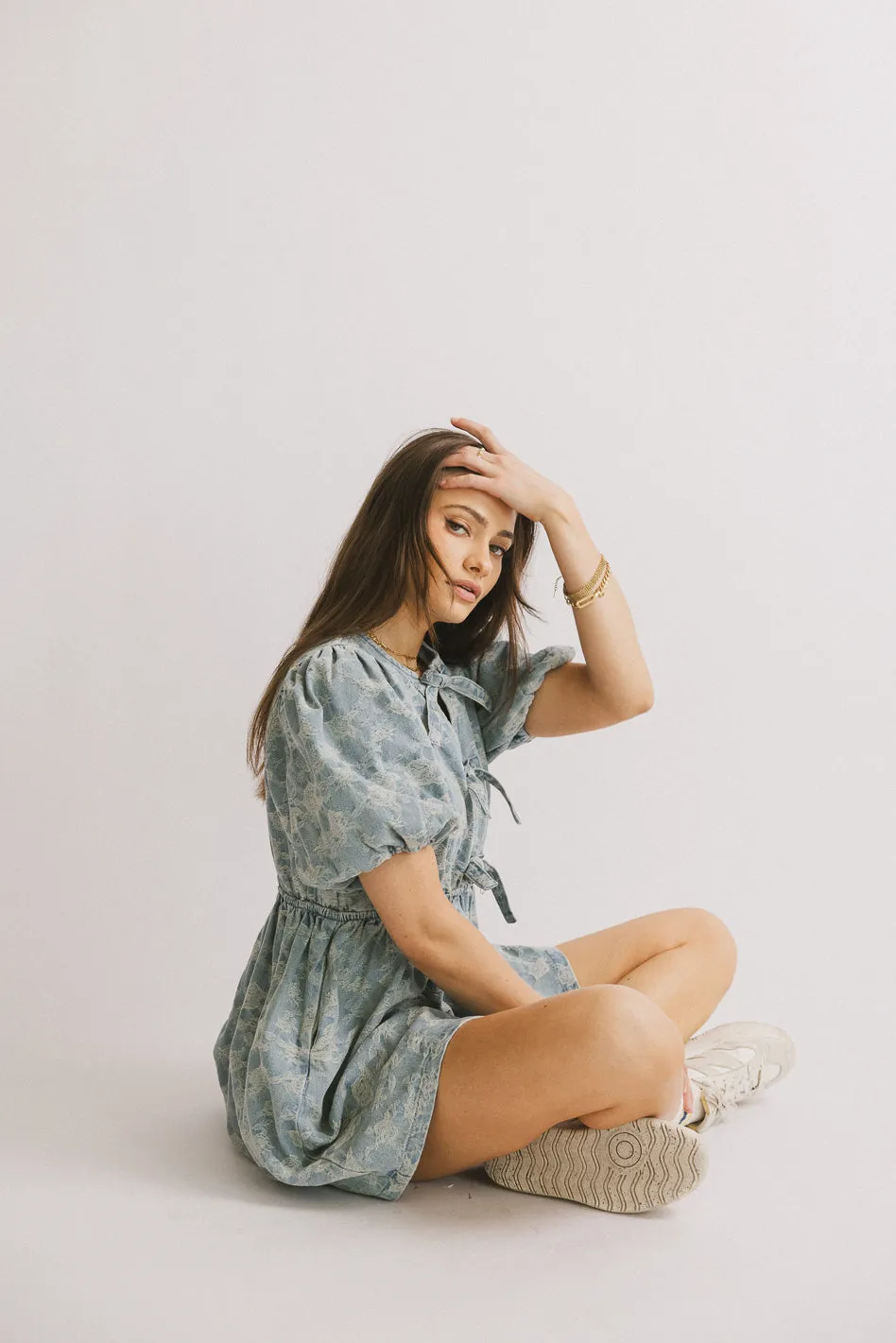 Pony Denim Mini Dress - FINAL SALE sold by bohme product image thumbnail 4