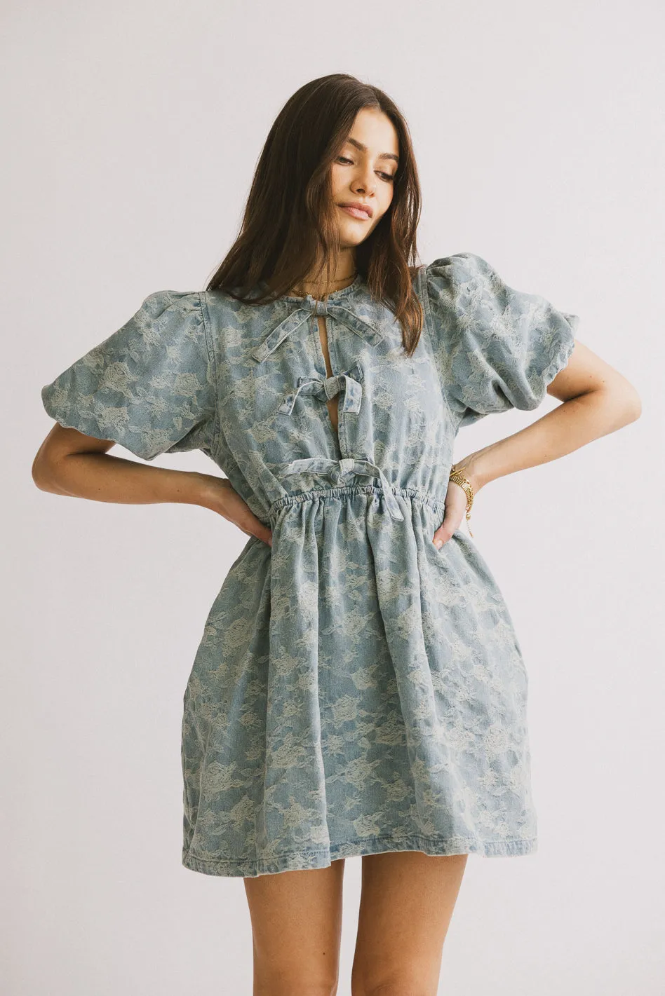 Pony Denim Mini Dress - FINAL SALE sold by bohme