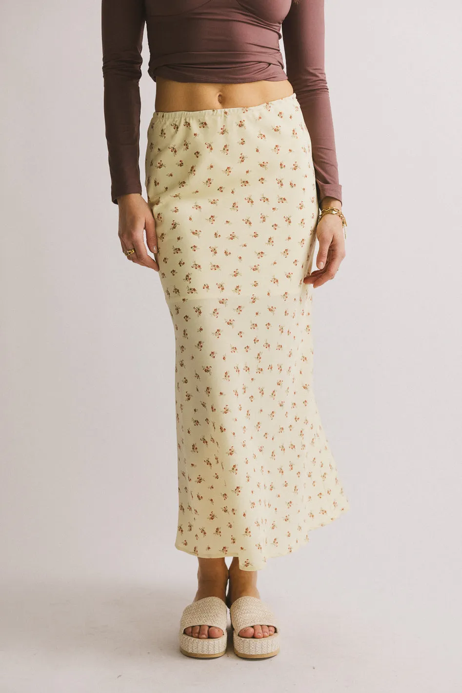 Royal Floral Midi Skirt - FINAL SALE sold by bohme product image thumbnail 3