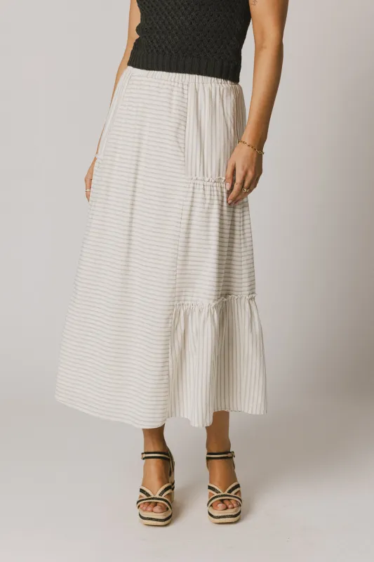 Pepper Striped Maxi Skirt - FINAL SALE sold by bohme