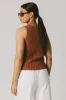 Riley Ribbed Top in Clay - FINAL SALE sold by bohme