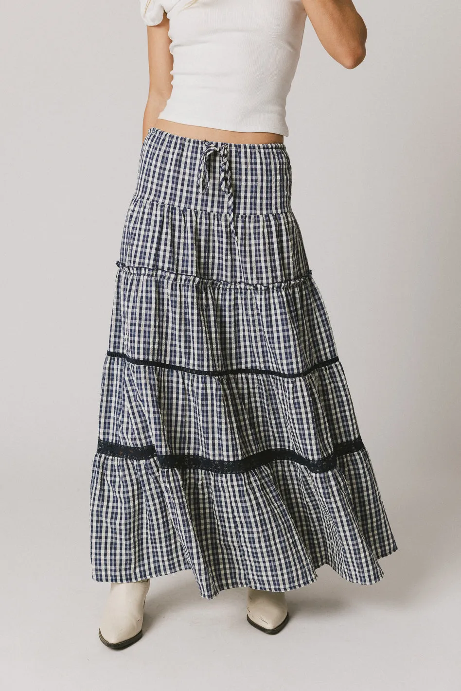 Jasper Plaid Maxi Skirt - FINAL SALE sold by bohme product image thumbnail 2