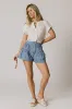 Harpa Tiered Mini Shorts in Denim - FINAL SALE sold by bohme