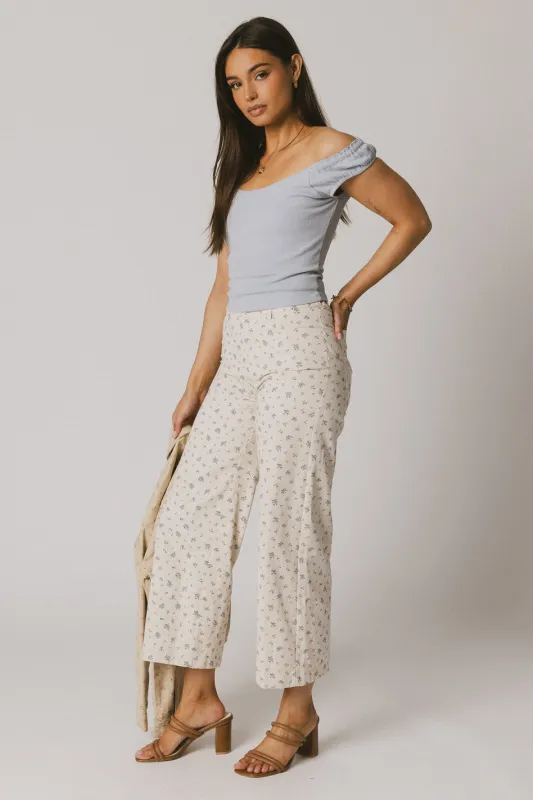 Megan Wide Leg Floral Pants - FINAL SALE sold by bohme
