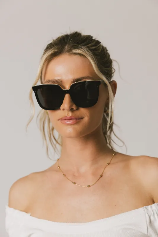 Sheri Sunglasses in Black sold by bohme