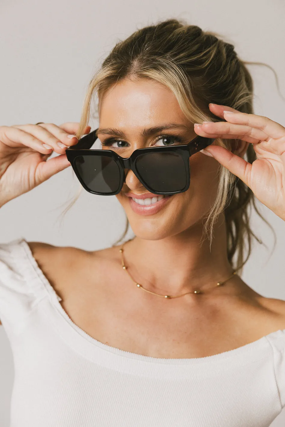 Kadie Oversized Sunglasses sold by bohme product image thumbnail 2