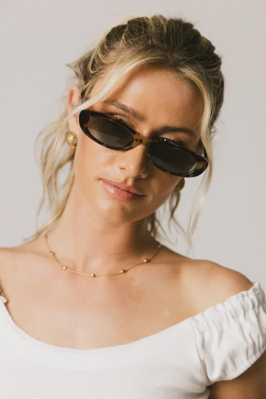 Lonnie Sunglasses in Tortoise sold by bohme