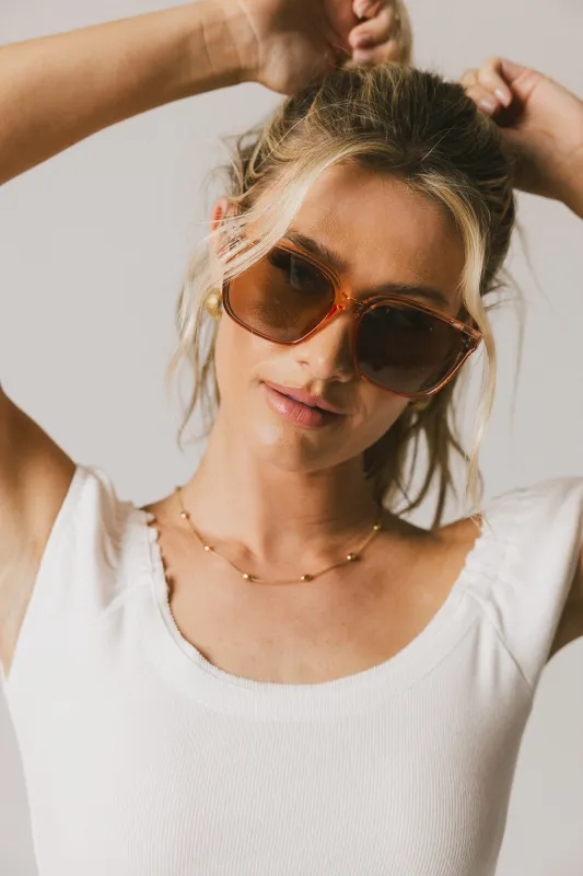 Maya Sunglasses in Brown sold by bohme