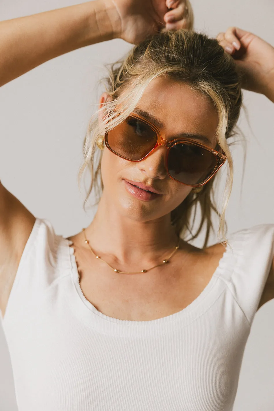 Maya Sunglasses in Brown sold by bohme