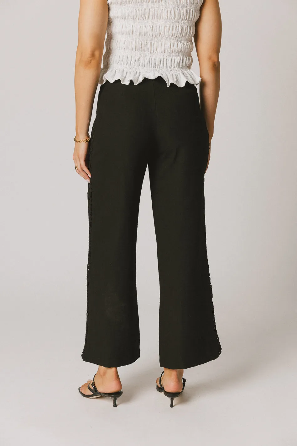 Karie Crochet Pants in Black - FINAL SALE sold by bohme product image thumbnail 5