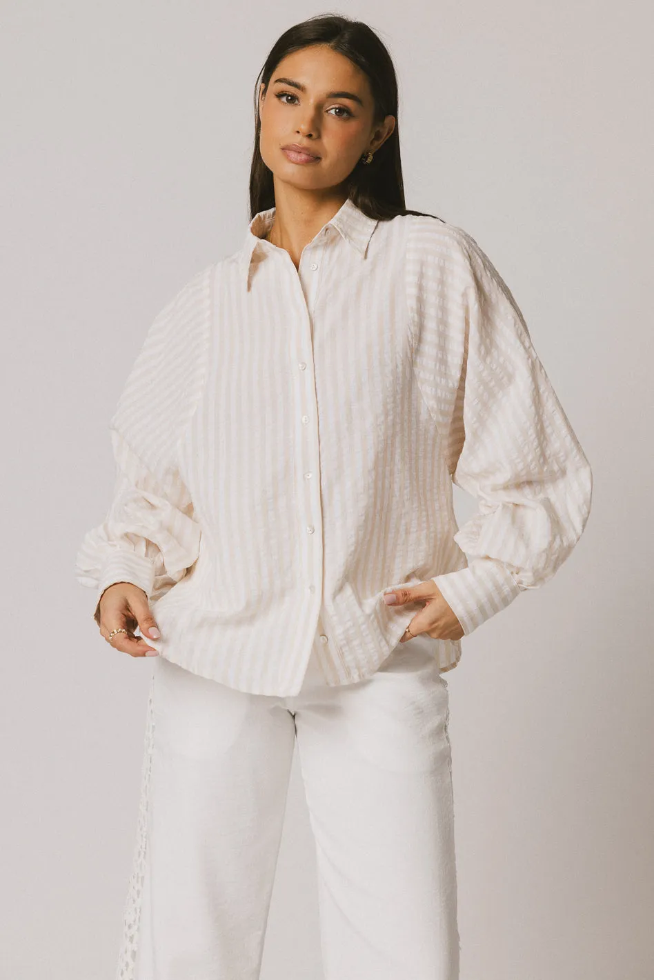 Winifred Button Up in Natural - FINAL SALE sold by bohme product image thumbnail 2