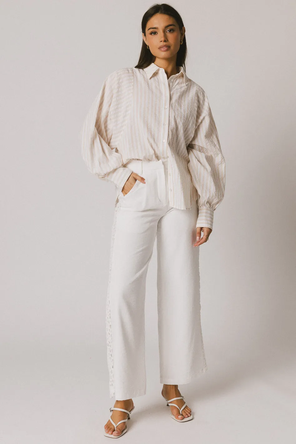 Winifred Button Up in Natural - FINAL SALE sold by bohme product image thumbnail 3