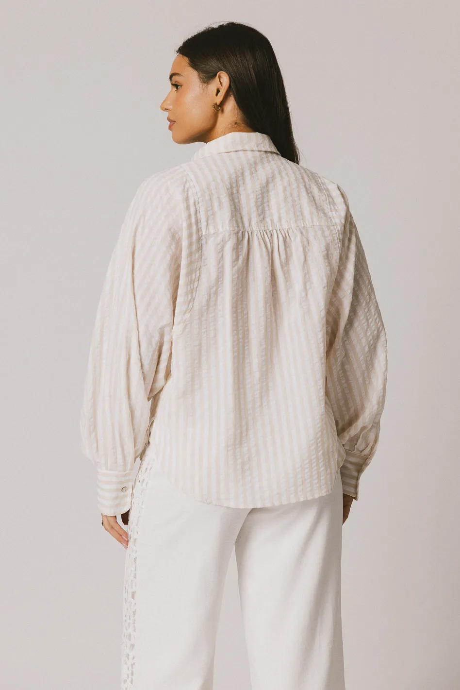 Winifred Button Up in Natural - FINAL SALE sold by bohme product image thumbnail 4