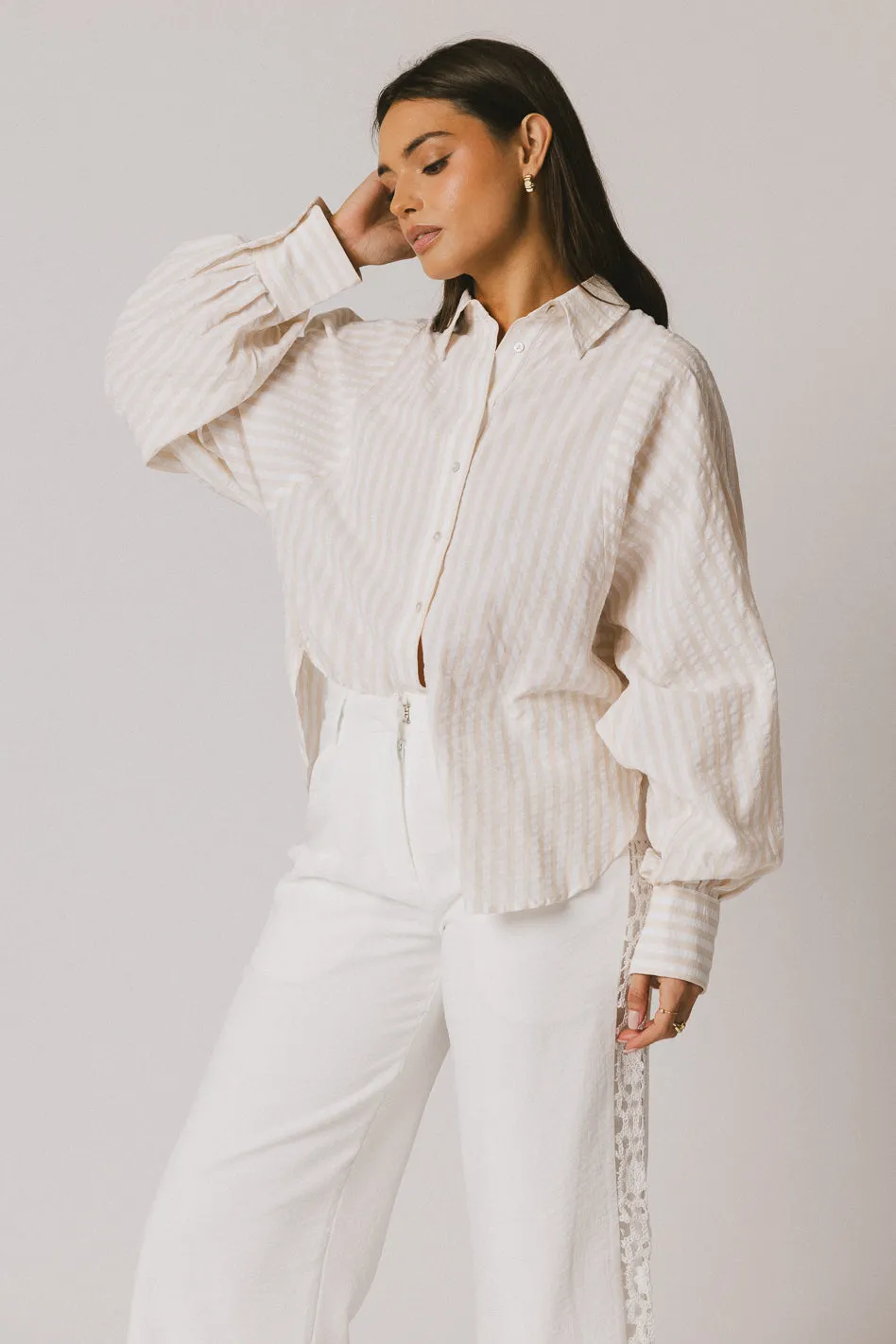 Winifred Button Up in Natural - FINAL SALE sold by bohme product image thumbnail 5