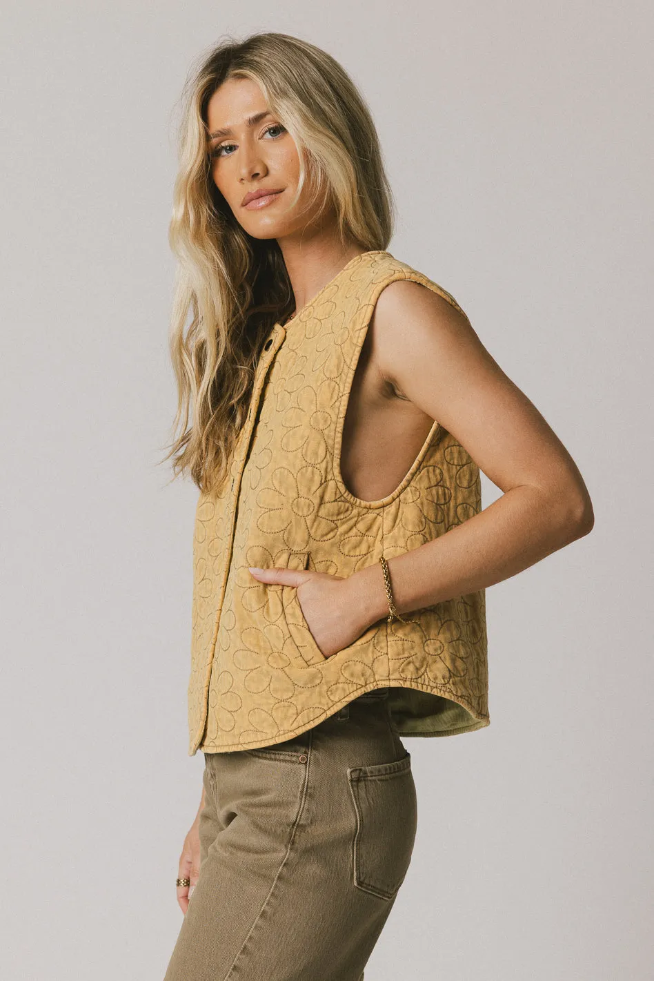 Micki Embroidered Vest - FINAL SALE sold by bohme product image thumbnail 2