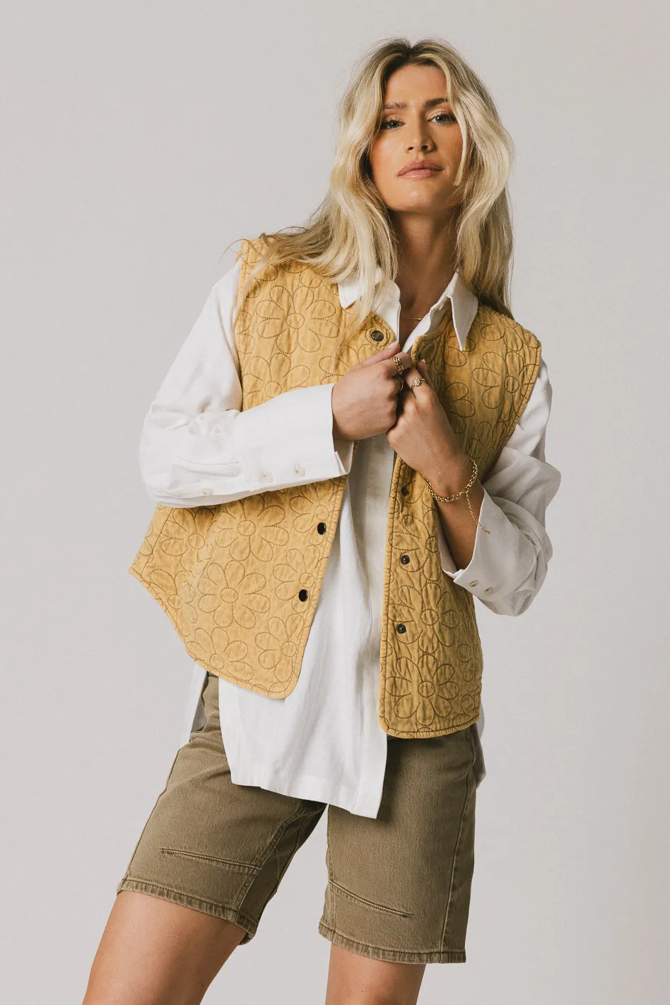 Micki Embroidered Vest - FINAL SALE sold by bohme