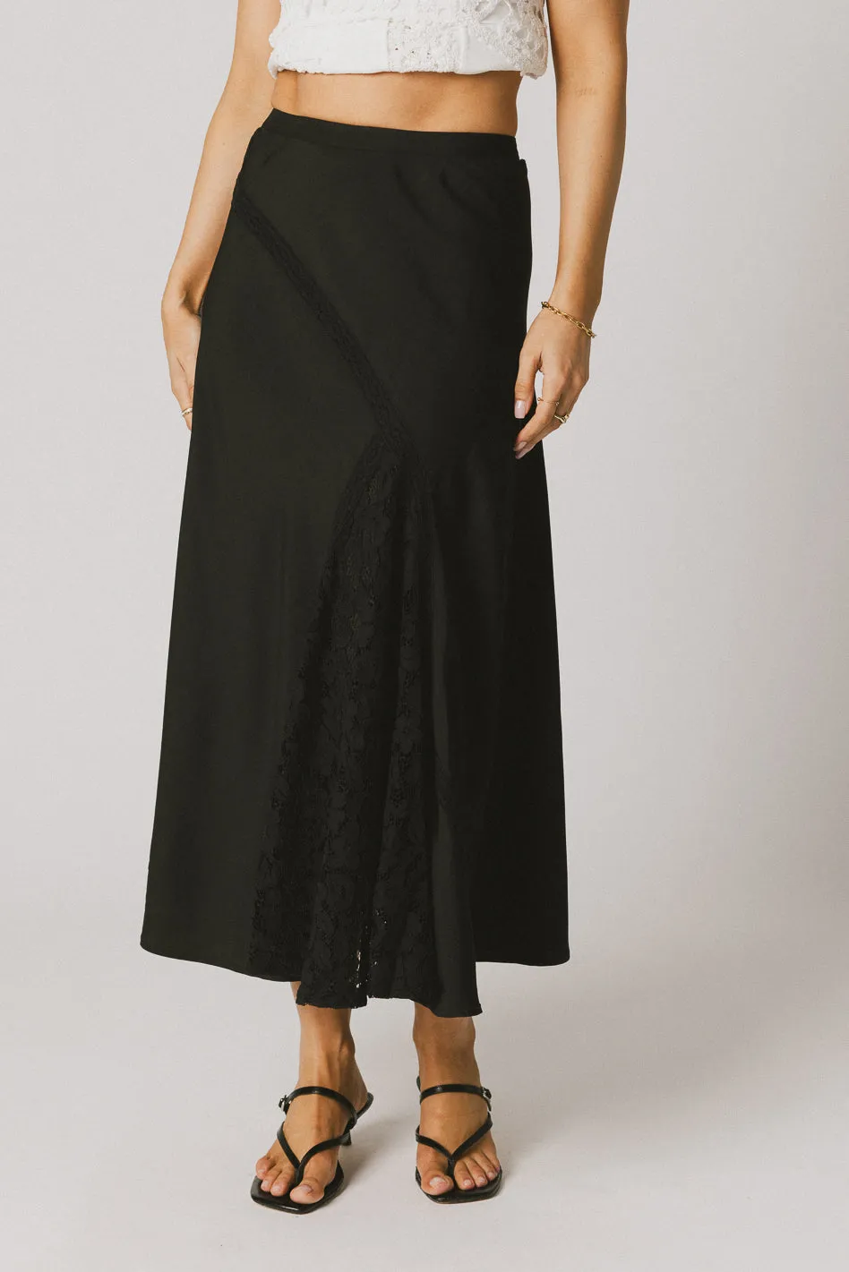 Samantha Maxi Skirt in Black - FINAL SALE sold by bohme