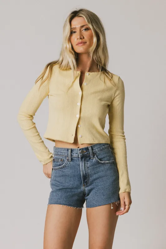 Berlin Knit Cardigan in Yellow - FINAL SALE sold by bohme