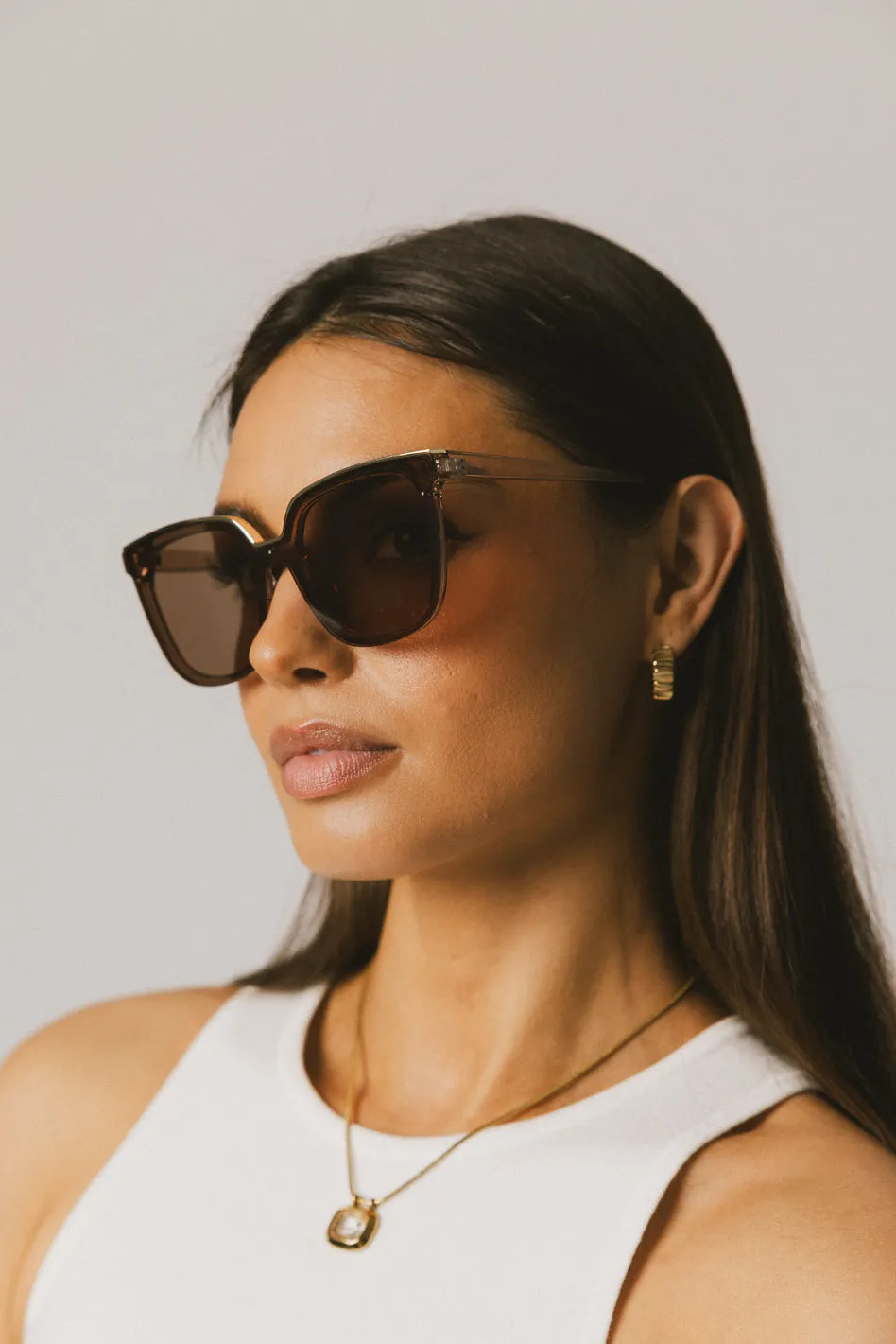 Sheri Sunglasses in Brown sold by bohme product image thumbnail 2