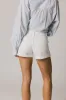 Maggie Utility Shorts in White sold by bohme