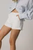 Maggie Utility Shorts in White sold by bohme