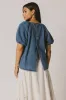 Iverson Denim Top - FINAL SALE sold by bohme