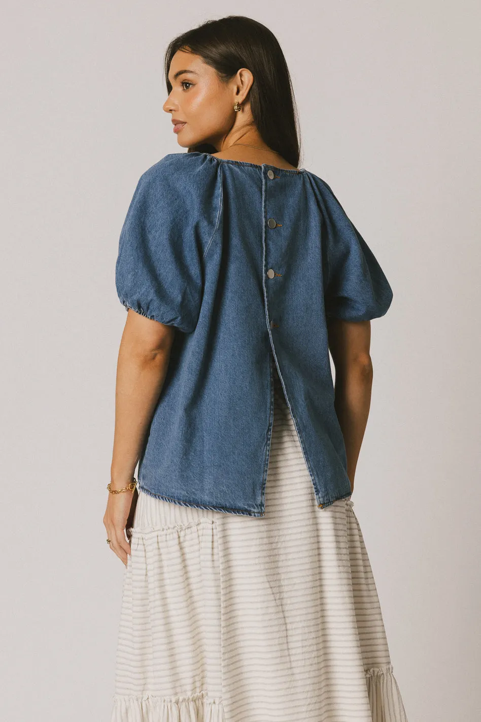 Iverson Denim Top - FINAL SALE sold by bohme product image thumbnail 2