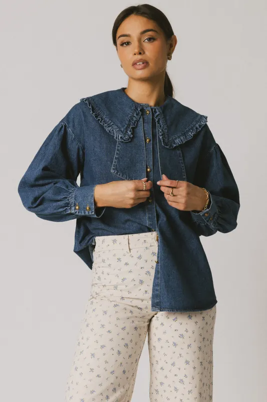 Mannie Collared Button Up sold by bohme