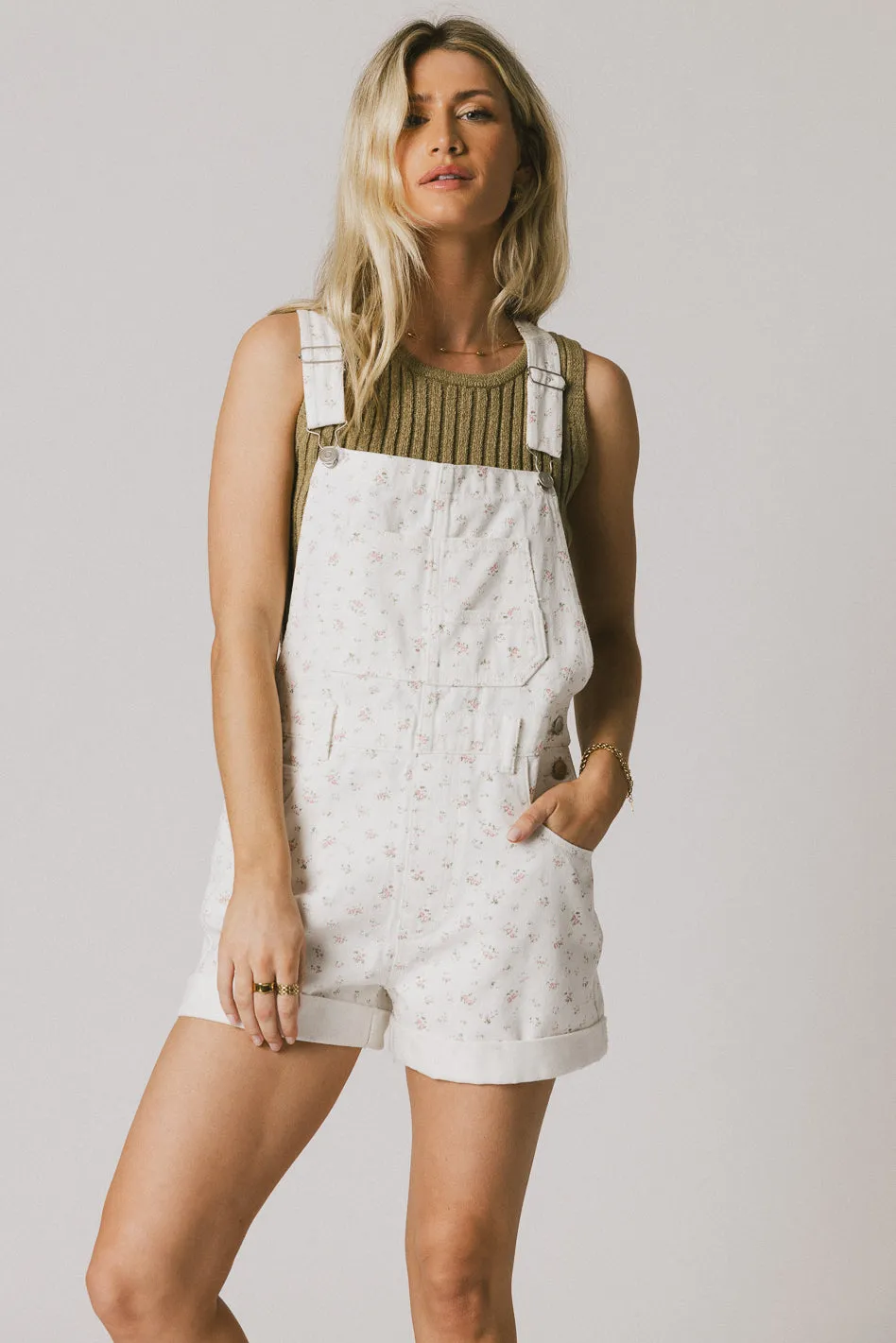 Ricki Floral Denim Overalls - FINAL SALE sold by bohme