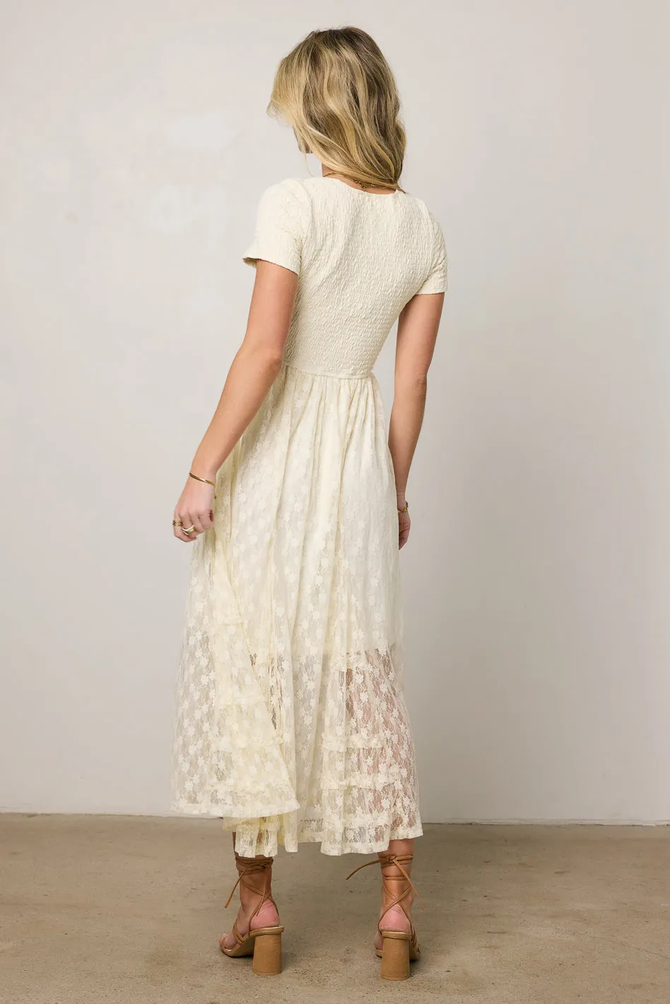 Briarrose Smocked Midi Dress - FINAL SALE sold by bohme product image thumbnail 4