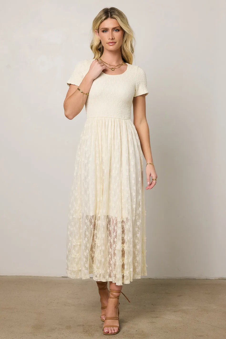 Briarrose Smocked Midi Dress - FINAL SALE sold by bohme