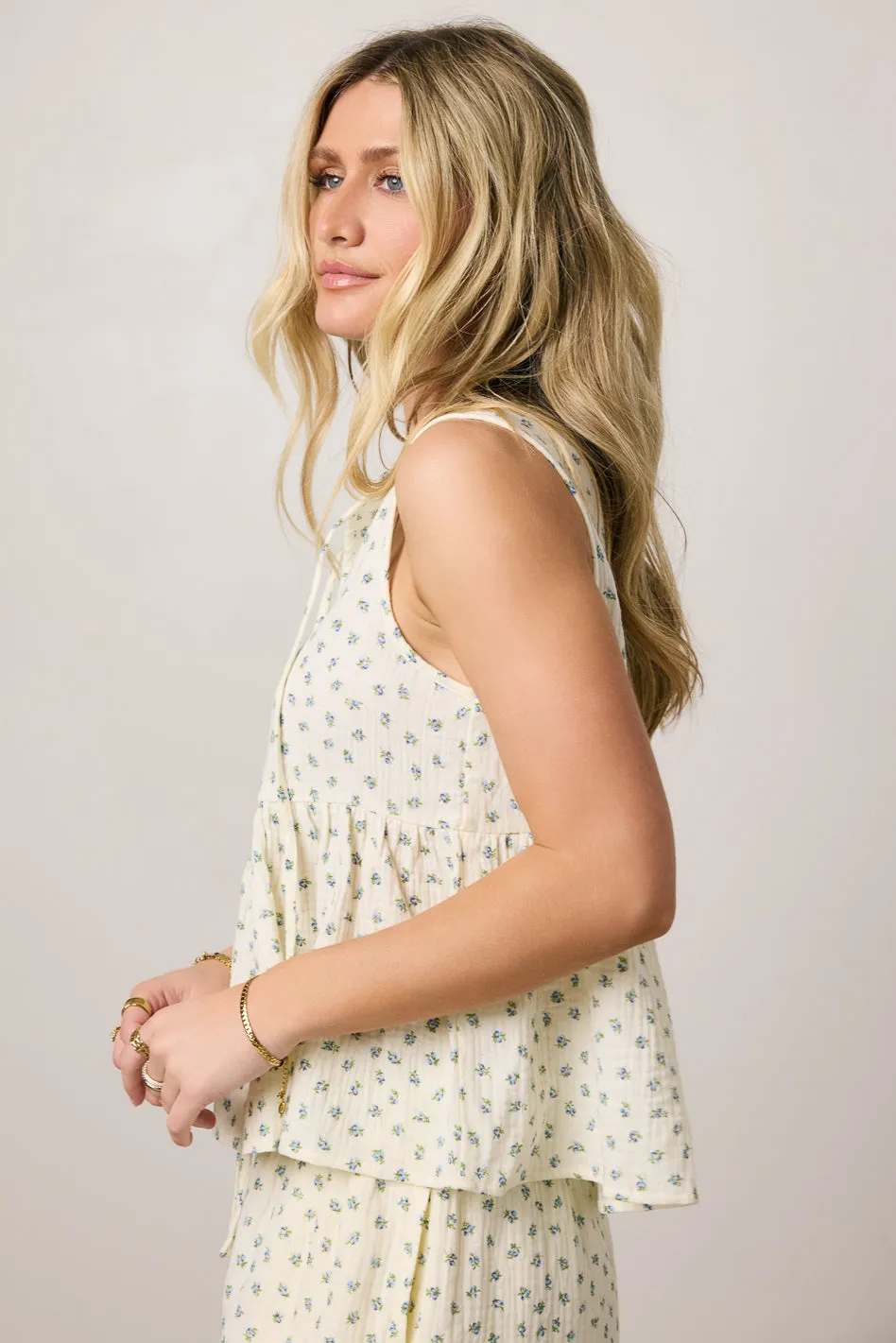 Amari Floral Top - FINAL SALE sold by bohme product image thumbnail 4