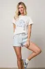 Jolene Striped Denim Shorts - FINAL SALE sold by bohme