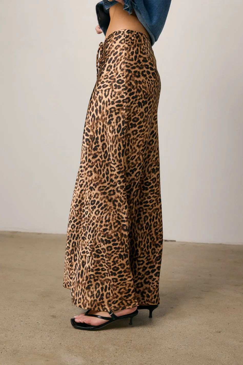 Hatton Leopard Maxi Skirt sold by bohme product image thumbnail 4