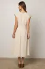 Isla Midi Dress in Oatmeal sold by bohme