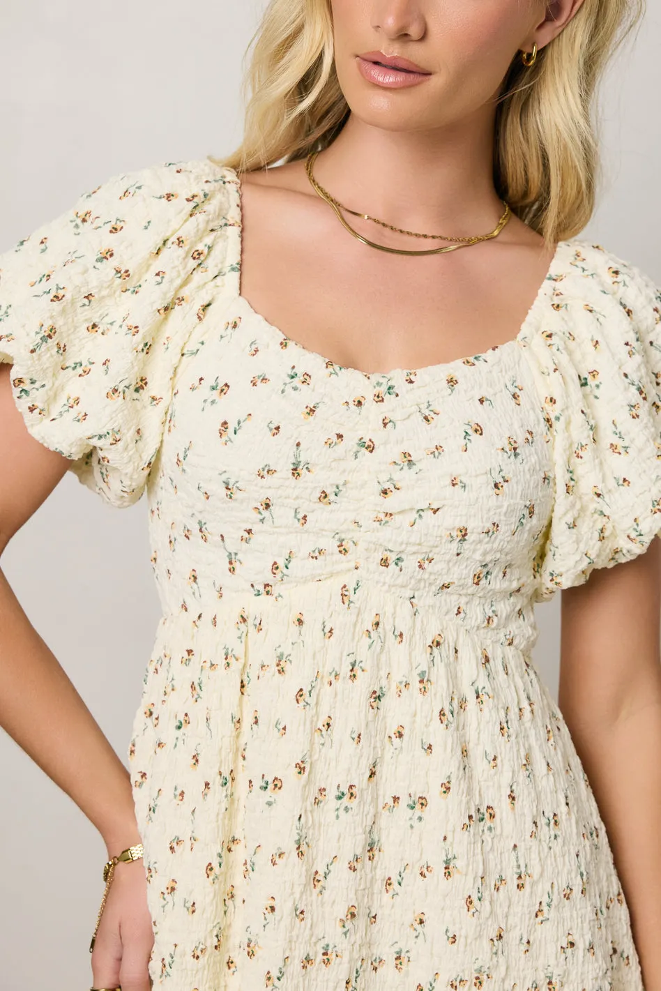 Finley Floral Mini Dress - FINAL SALE sold by bohme product image thumbnail 3