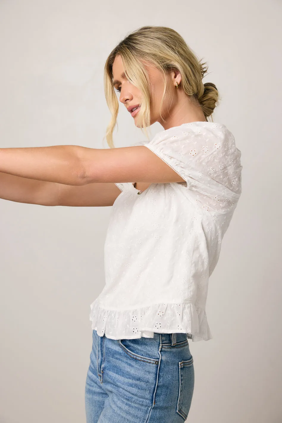 Olivia Embroidered Blouse - FINAL SALE sold by bohme product image thumbnail 3