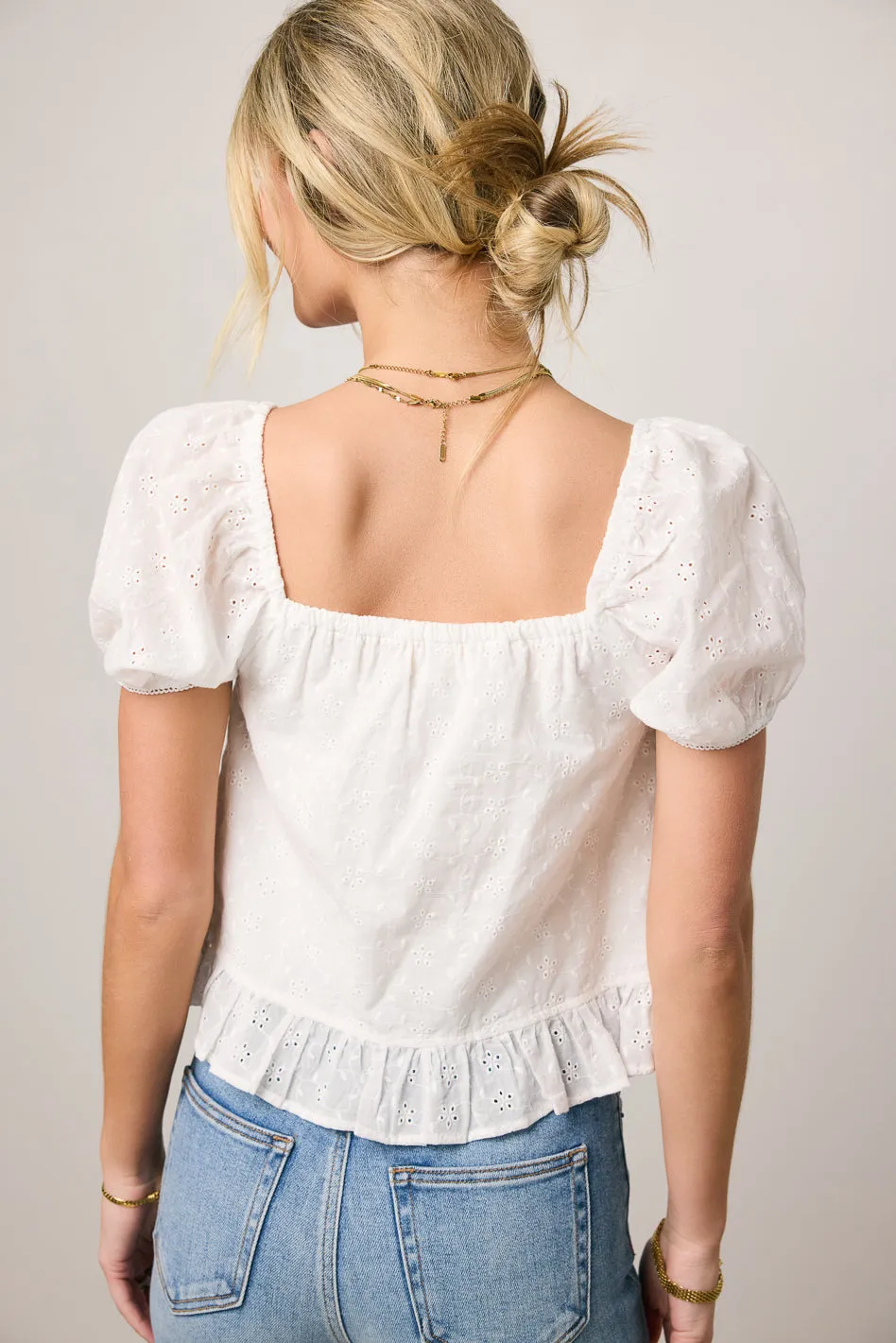 Olivia Embroidered Blouse - FINAL SALE sold by bohme product image thumbnail 4