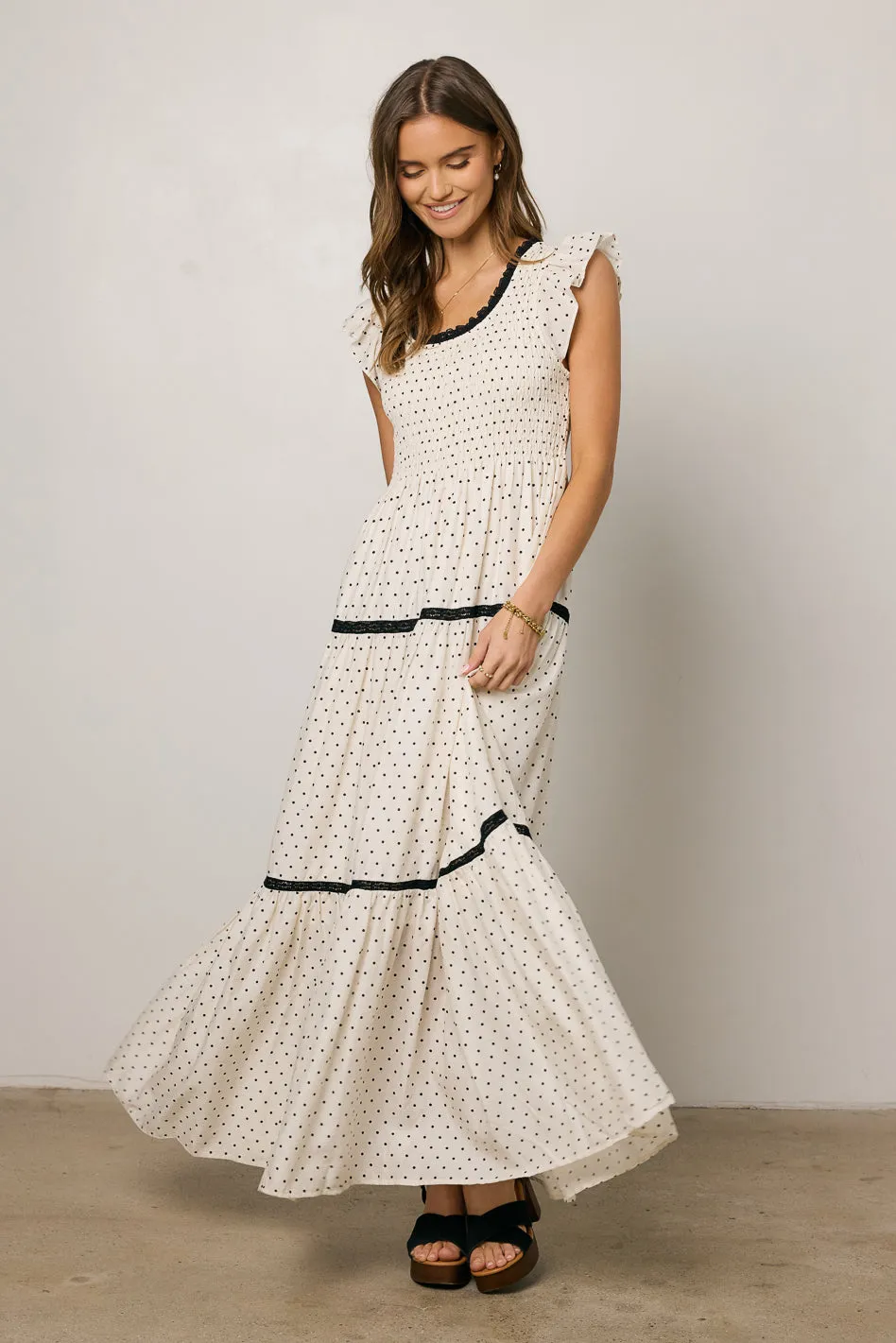 Faraday Polka Dot Maxi Dress - FINAL SALE sold by bohme
