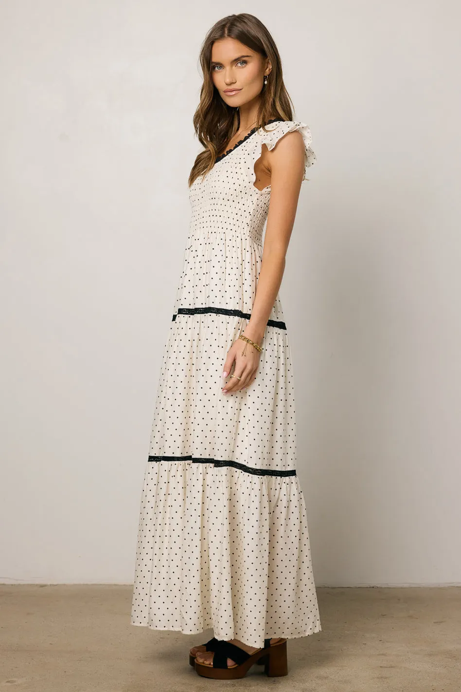 Faraday Polka Dot Maxi Dress - FINAL SALE sold by bohme product image thumbnail 5